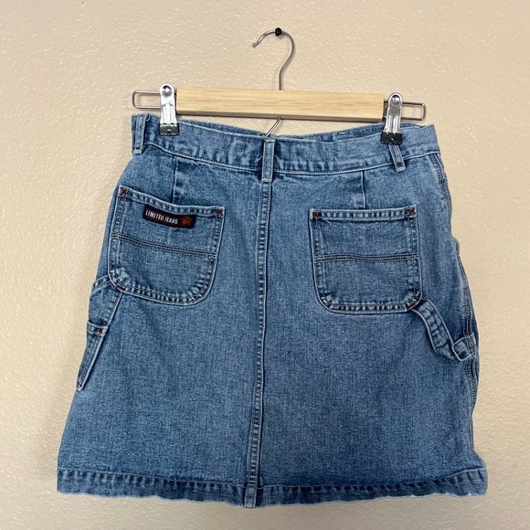 VINTAGE Limited Jeans Denim Mini Skirt - Picture 7 of 7